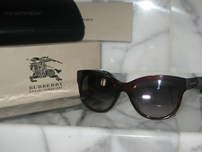 Burberry Women's Amber Sunglasses with Case and Box. New. Authentic. B4156-F.