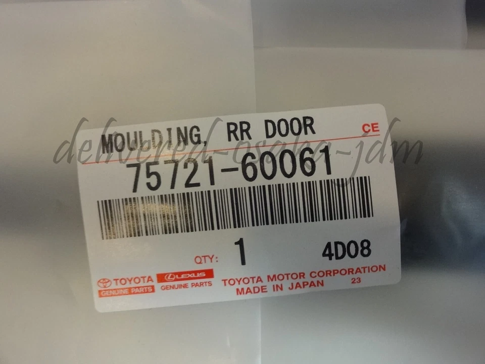 Genuine Toyota Land Cruiser Prado Lexus GX470 Front Rear Door Belt Moulding JDM Foto 4 de 4