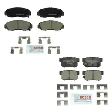 Bosch QuietCast Front Rear Ceramic Brake Pads Kit For Acura TL TSX Honda Accord