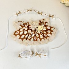 Princess Dress Suit for 38cm Plush Dolls Cosplay Accessory