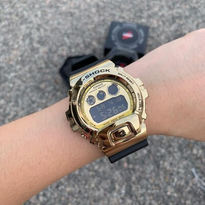 Casio G-Shock GM-6900G-9D G-Steel Glossy Case Gold Digital