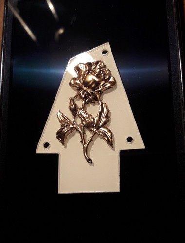 truss rod cover ibanez.modello rose.viti non incluse. - Foto 6 di 7