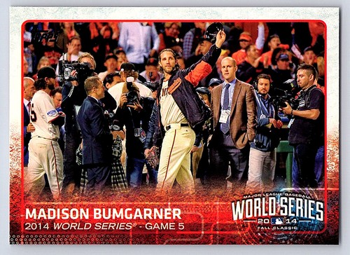 2015 Topps Serie 1 Base # 227 Madison Bumgarner - San Francisco Giants WSH - Bild 1 von 2