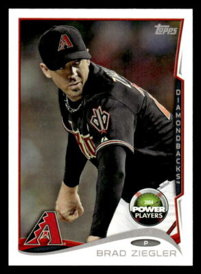 2014 Topps #PP-122 Brad Ziegler Power Players card