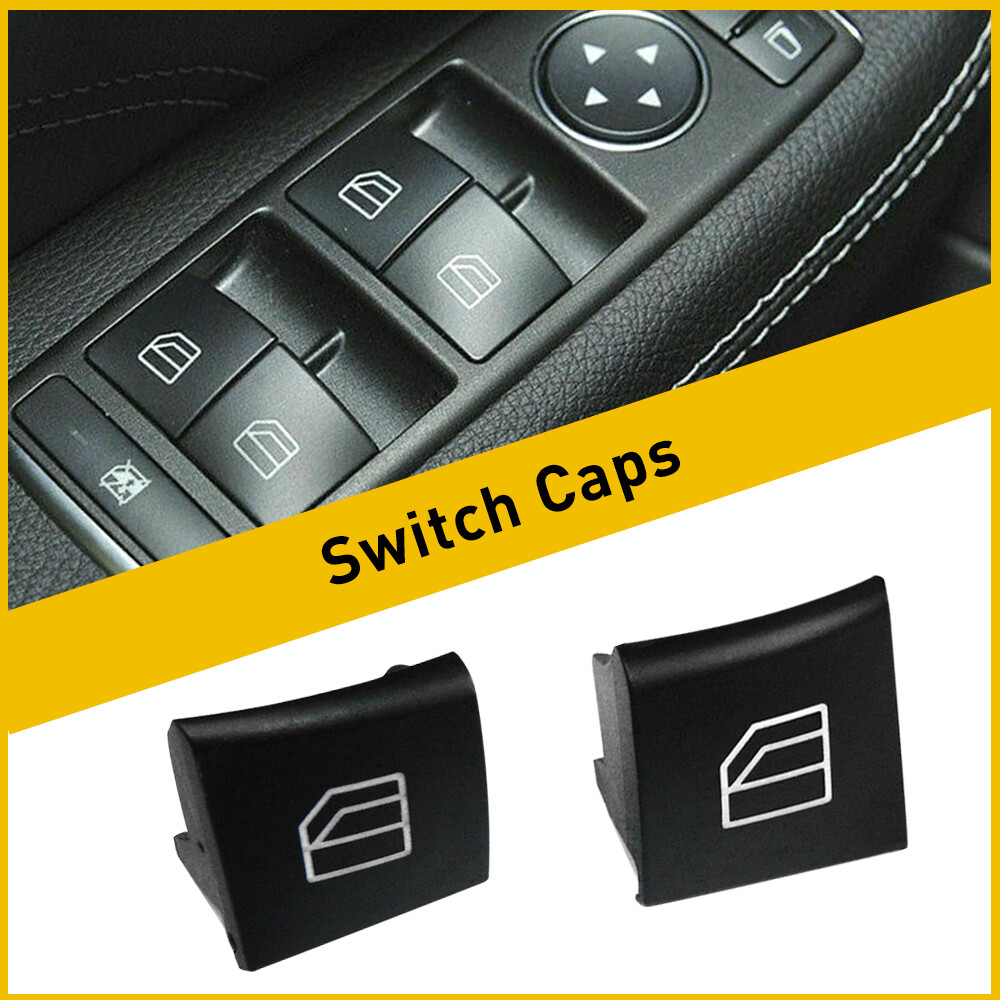 Mercedes ML GL R W164 W251 X164 Window Switch Repair Button Cap Set of 2