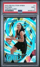2022 PANINI REVOLUTION WNBA VORTEX CUBIC #1 SUE BIRD 47/50 PSA 9