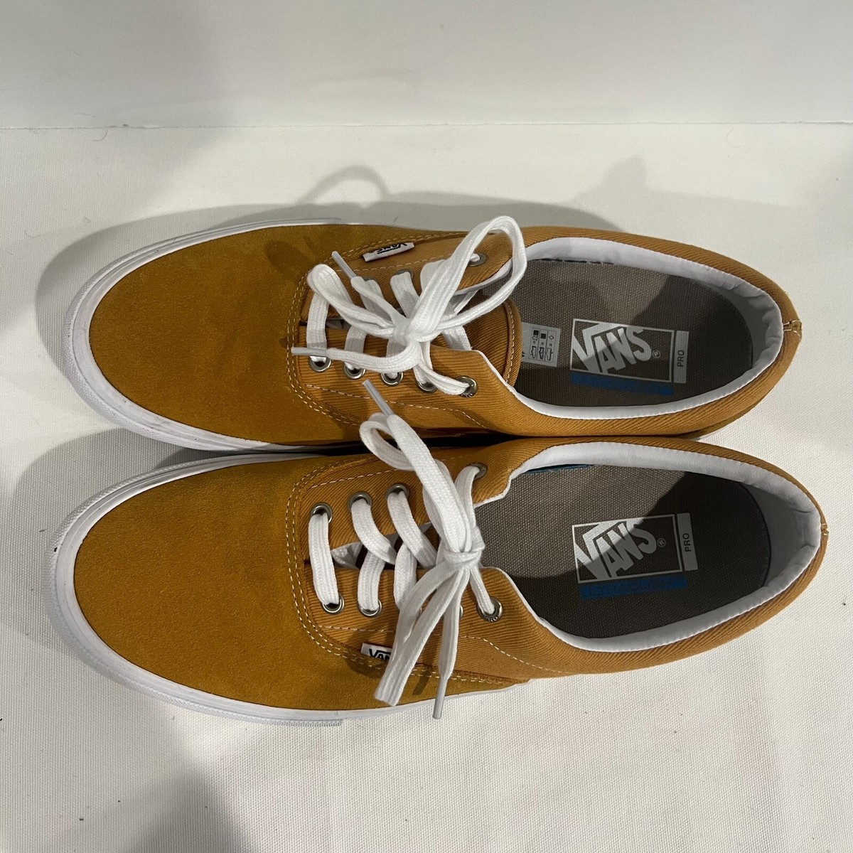 Vans, Men's 12, Mustard Yellow Sneakers, Extra Laces Included