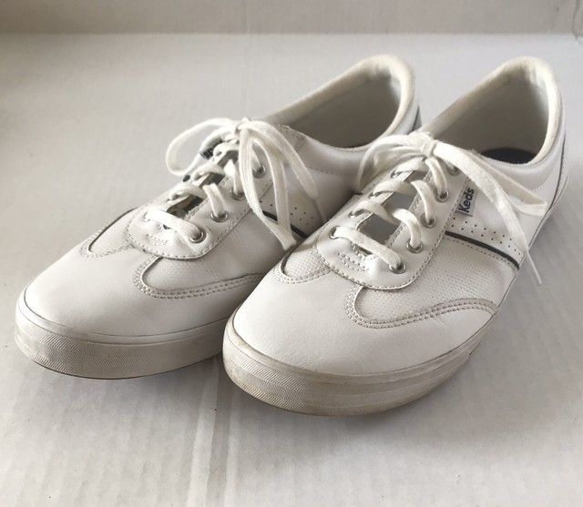 Keds White Leather Craze II Oxfords Sneakers Tennis Shoes, Women's 10
