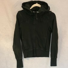 Lululemon Athletica Women's 6 Black Full Zip Up Hooded Sweatshirt Jacket