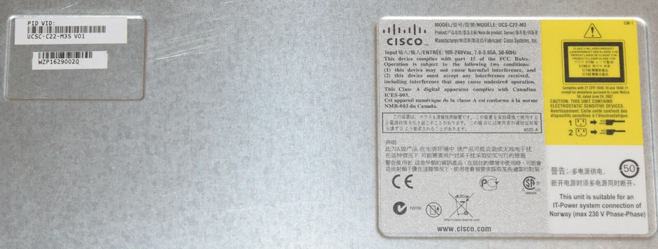 Cisco UCSC-C22-M3S C22 M3 Xeon E5-2403 1.8GHz Quad Core 12GB DDR3 Tested - Image 3 of 4