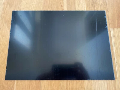 WOOTTON INDUSTRIES LIMITED 2mm Black Perspex Acrylic Sheet XT Extruded Plastic Panels [A6 A5 A4]
