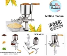 Máquina De Moler Maiz Manual Molinillo De Maíz, Café, Trigo, Granos De Mano