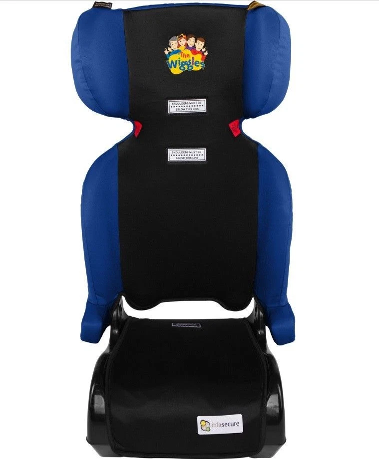 The Wiggles InfaSecure Traveller II Car Folding Booster Seat BLUE