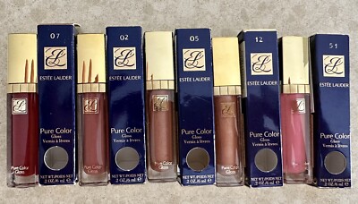Estée Lauder Pure Lip Gloss NEW Colors 05, 07, 12, 51 $28 4all (4 left-2nd Pic)