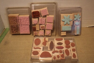 Stampin' Up Giant Lot of Various Rubber Stamps and Designs