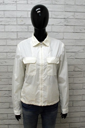 Giubbotto Donna Armani Jeans Taglia 44 Giacca Giubbino Cappotto Bianco  Usato | eBay