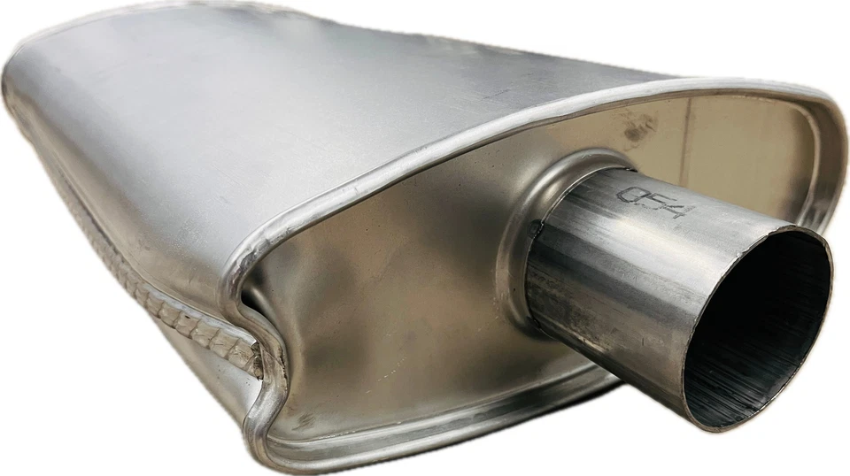 1966-1974 MOPAR BBody Performance Muffler - HEMI Style 383/440/HEMI NEW - Image 3 of 3