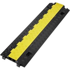 VEVOR Cable Protector Ramp 2 Channel 22000 lbs. Load Traffic Speed Bump