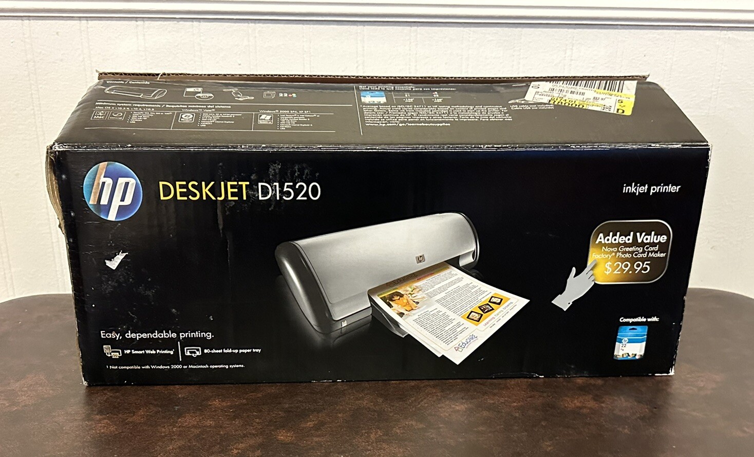 New HP Deskjet D1520 Injet Printer eBay