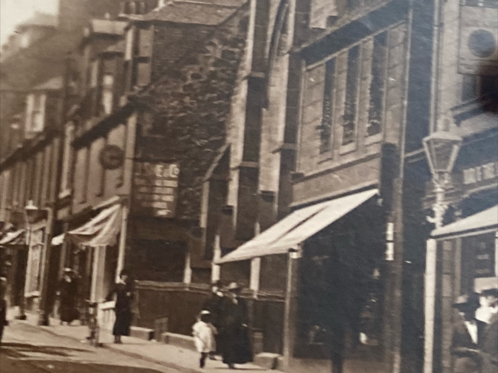 RP postcard Early 1900s Chalmers Street Dunfermline SHOPS Horse Cart