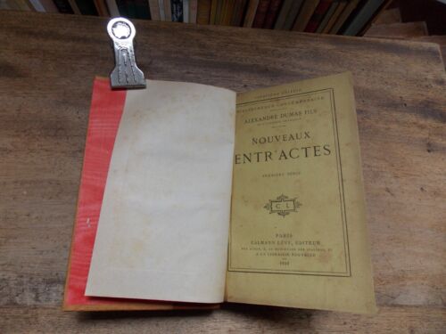 NOUVEAUX ENTR' ACTES Par Alexandre DUMAS FILS 1890 - Photo 1/4