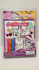 My Little Pony Color  Sticker Fun - NEW With Neon Markers and Jewel stickers