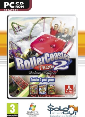 ROLLERCOASTER TYCOON 2 DELUXE EDITION - PC WINDOWS - NEW ENG COVER