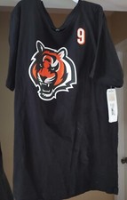 Cincinnati Bengals Tiger Joe Burrow 9 Boys Size XL 16/18 Shirt NFL Football