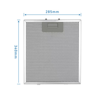 280mm X 340mm Rangehood Grease Filter – Fits ChefSimpson, Westinghouse, Kleenmaid – Wall-Mounted