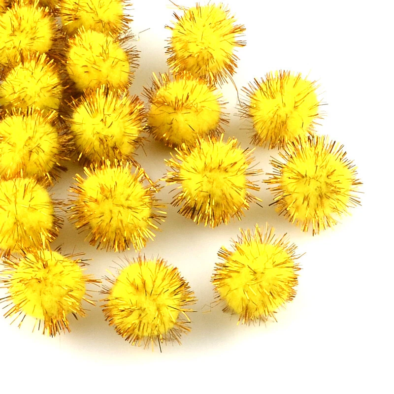 1000pcs Handmade DIY Doll Craft Pom Pom Yarn Pom Pom Balls For Decoration 15mm - Image 2 of 2