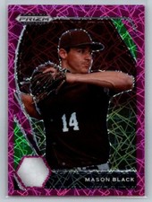 2021 Panini Prizm Draft Picks #PDP85 Mason Black Pink Velocity Prizm