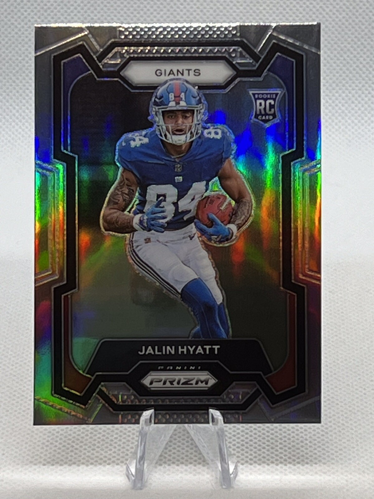 JALIN HYATT RC 2023 Panini Prizm Silver #378 Rookie New York Giants