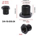 Až 3/4-16 Adaptér Do Auta Adaptér Na Filtr Za 865 Kč - Foto 2