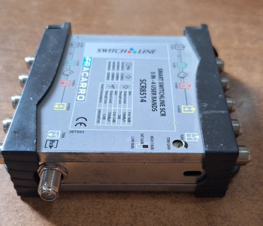 Centralina FRACARRO SCR8514 MULTISWITCH SCR 5IN 1OUT 4USER - Immagine 3 di 4