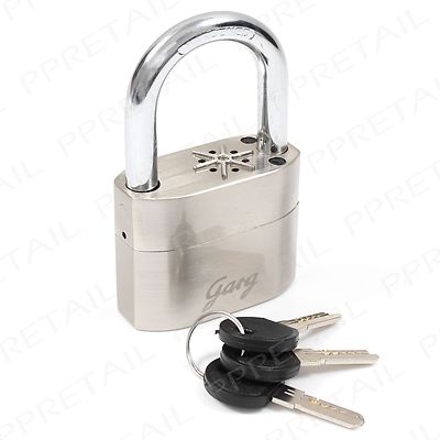 Premium Qualität Hochsicherheit Alarm Vorhängeschloss + Ultra Heavy Duty + Bewegungssensor