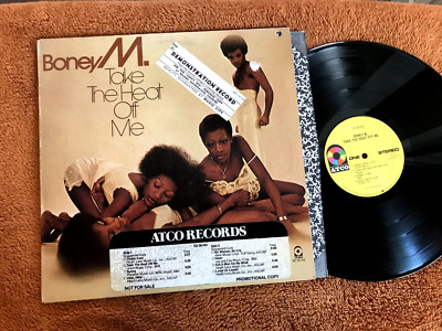 BONEY M. TAKE THE HEAT OFF ME PROMO disco soul funk ATCO RECORDS 1976 orig lp!