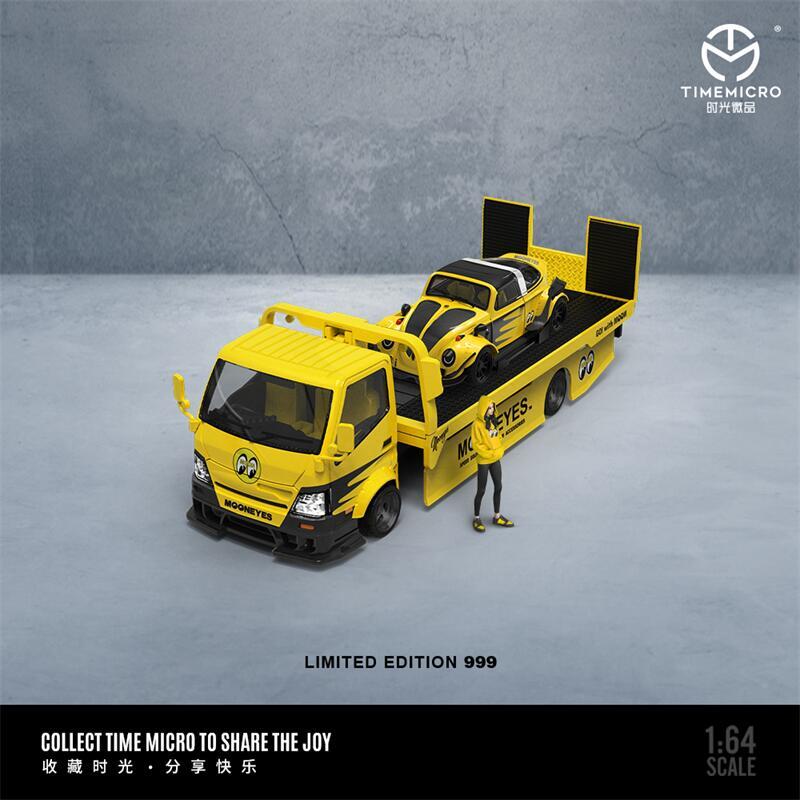 1/64 timemicro 日野 H300 積載車　ビートル　mooneyes Time Micro 1:64 beetle Mooneyes / H300 Flatbed Trailer / Set