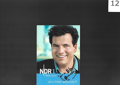 Jens-Peter Beiersdorf - Handsignierte Autogrammkarte Radio Mehr Siehe Bilder