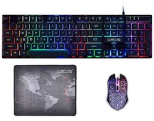 Keyboard Mouse Set Adapter for PS4 PS3 Xbox One and Xbox 360 Gaming Rainbow LED