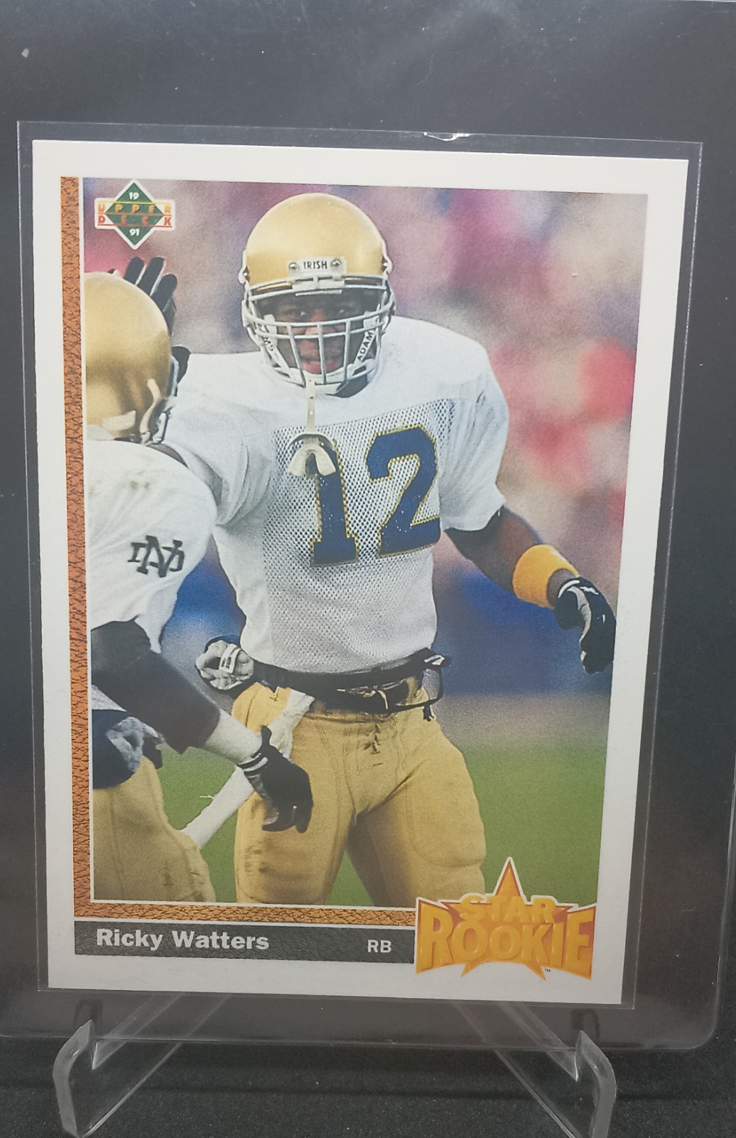 1991 Upper Deck - Star Rookie Ricky Watters #9 (RC)