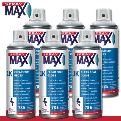 Kwasny SprayMax 6 x 400 ml 1K Klarlack transparent glänzend Versiegelung