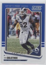 2018 Score Artist's Proof 23/35 Alec Ogletree #172 0q3