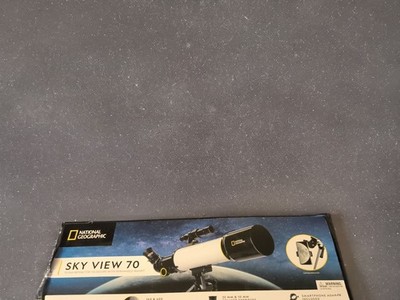 National Geographic Sky View 70 - 70mm Refractor Telescope with Panhandle Mount