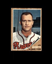 1962 Topps 380 Lew Burdette VG-EX #D1,387603
