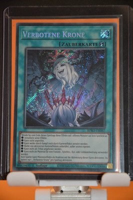 Yu-Gi-Oh BPRO-DE067 Verbotene Krone 1. Auflage (Secret Rare) NM Booster-frisch
