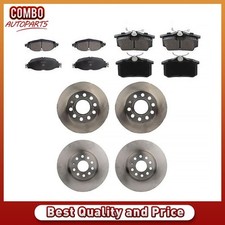 Front & Rear Brake Rotors Brake Pads Fits 2017 Seat Leon