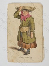 Thomas Lord Busby Etching Mackarel Seller London Costume c1820s Art Print