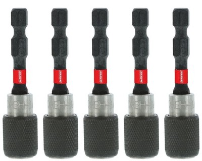 Diablo 5 Pack of 2-3/8 in. Quick-Change Magnetic Drive Bit Holder DBH238QCB-5PK