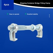 4 piezas conectores de contenedor de envío abrazadera de montaje de puente abrazadera de tornillo de acero 280 mm