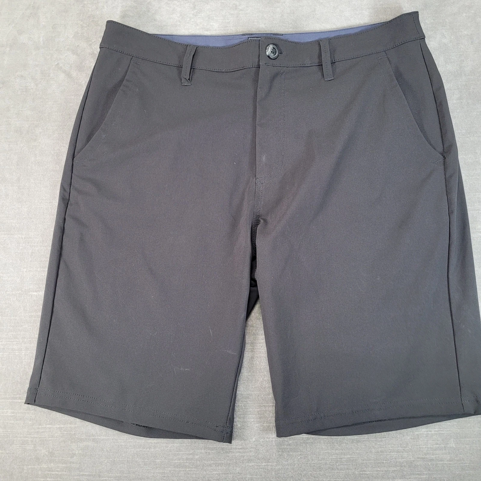 Vans Mens Chino Hybrid Shorts Black Size 34 Stretch Performance Boardshorts